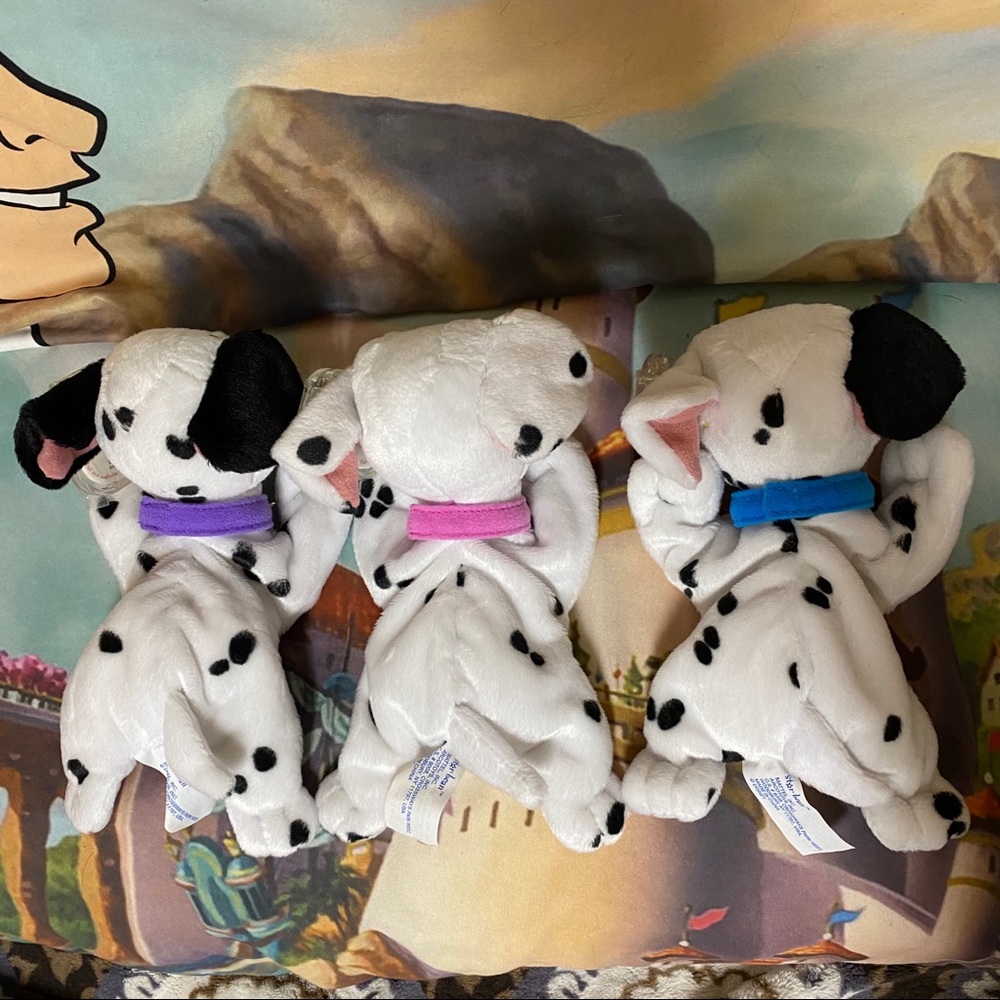 NWT 101  Dalmatians Disney Mini Bean Bag Plush - Picture 3 of 4